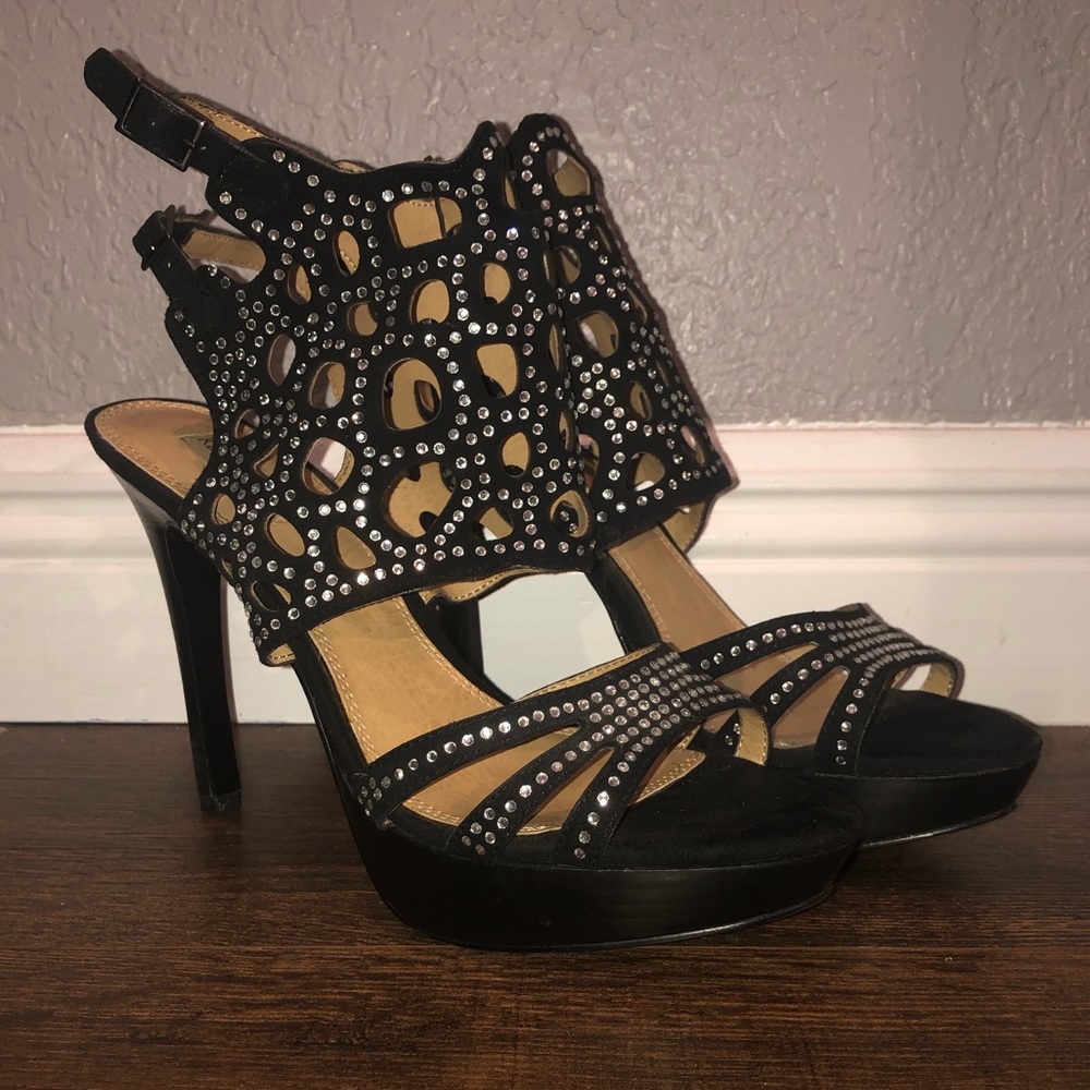 Kelsi Dagger Rhinestone Heels